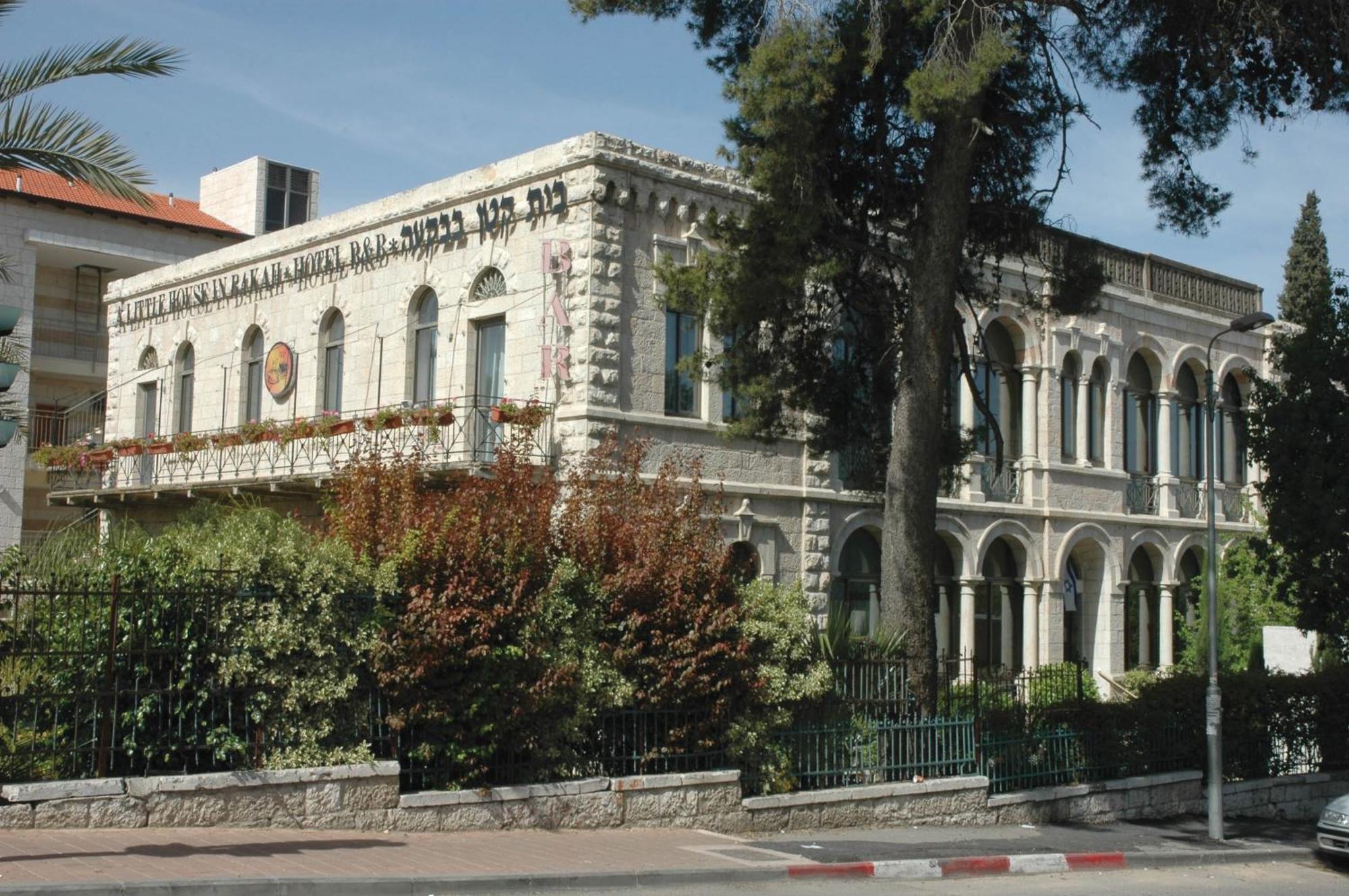The Little House In Bakah Hotel Jeruzalem Buitenkant foto